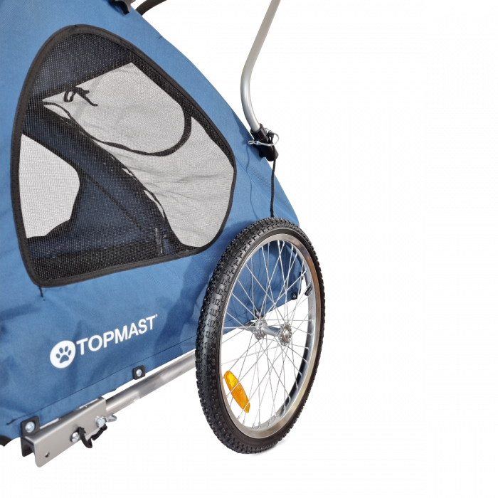 Topmast Fahrradanhänger | Jogger GIGANT - in blau