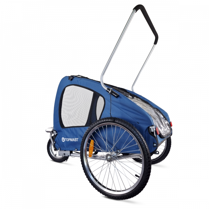 Topmast Fahrradanhänger | Jogger GIGANT - in blau