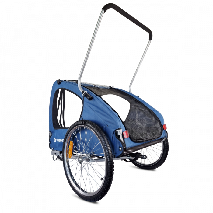 Topmast Fahrradanhänger | Jogger GIGANT - in blau