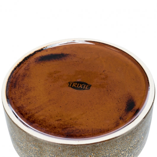 Trixie Keramiknapf mit Musterung - braun 0,9 l/ø 16 cm