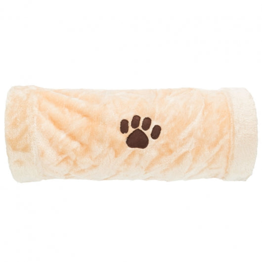 Trixie Crunch Plüschtunnel, 22 x 60 cm - Beige