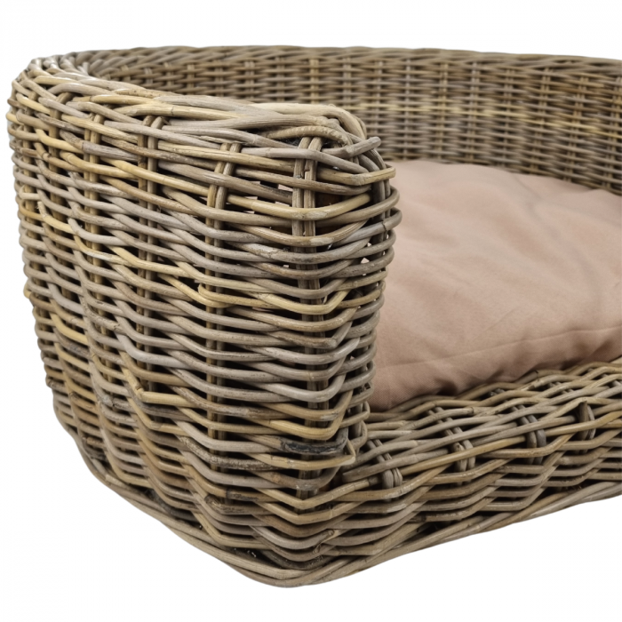 Topmast Palermo Kubu handgefertigtes Hundesofa - 87x80x33 cm