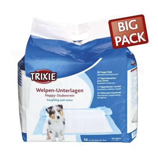Trixie Welpen-Unterlage Nappy-Stubenrein 40x60cm - 50er - shoppixstore76Trixie Welpen-Unterlage Nappy-Stubenrein 40x60cm - 50ershoppixstore76shoppixstore7623417-TRXITrixie Welpen-Unterlage Nappy-Stubenrein 40x60cm - 50er4011905234175
