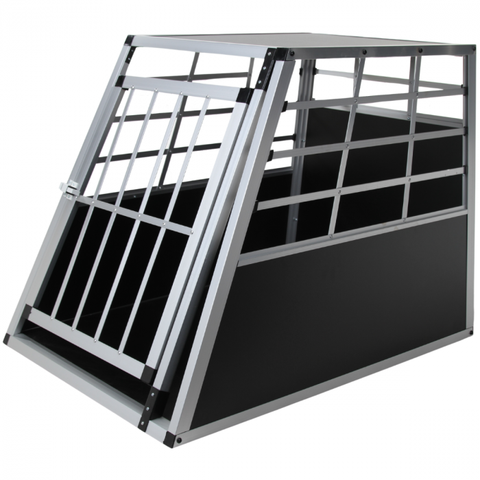 Topmast - Hundetransportbox aus Aluminium 69 x 54 x 50 cm