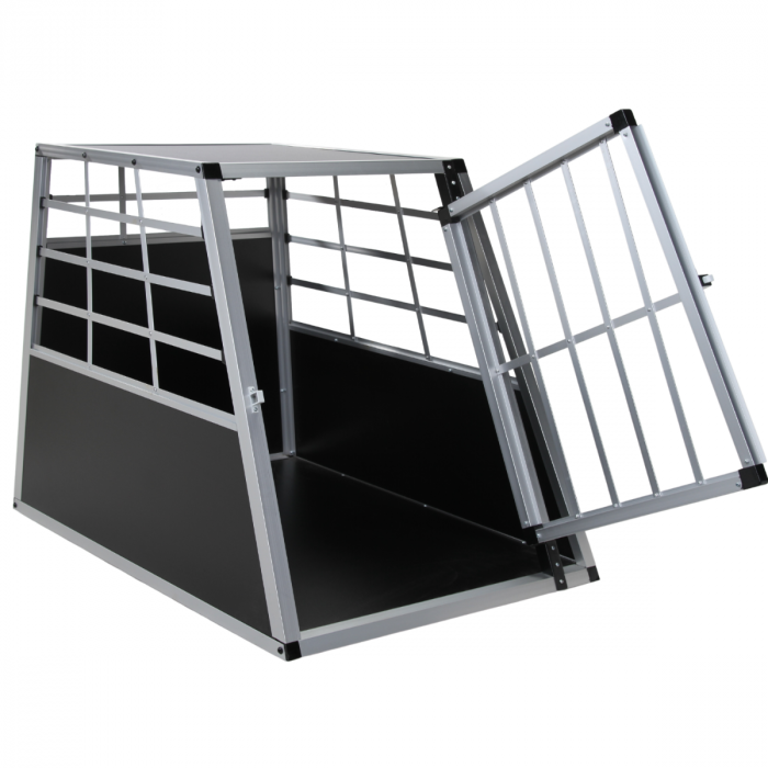 Topmast - Hundetransportbox aus Aluminium 69 x 54 x 50 cm