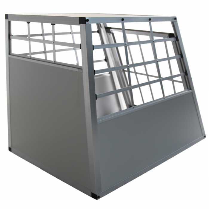 Topmast - Hundetransportbox aus Aluminium/MDF 65 x 91 x 69 CM