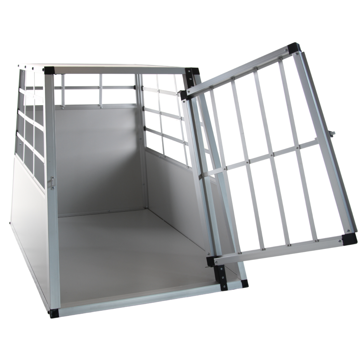 Topmast - Hundetransportbox aus Aluminium/MDF 65 x 91 x 69 CM